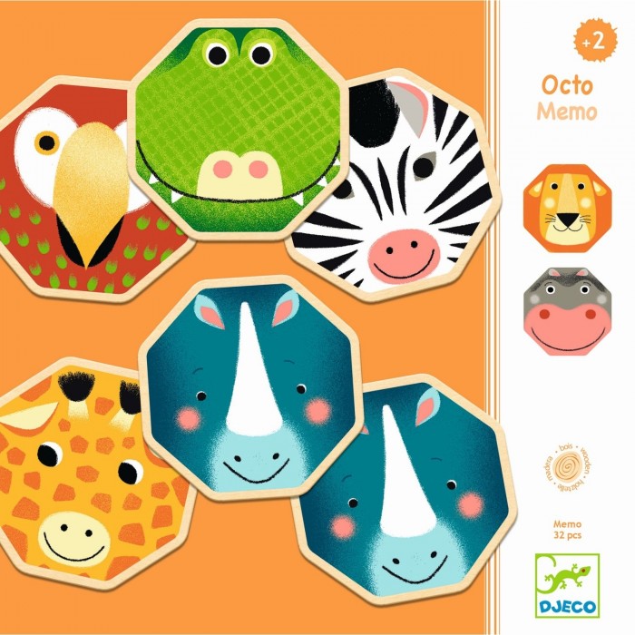 

Деревянная игрушка Djeco Мемо-мордочки, Мемо-мордочки