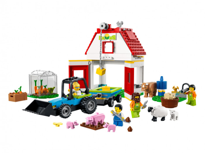 Конструктор Lego City Ферма и амбар с животными