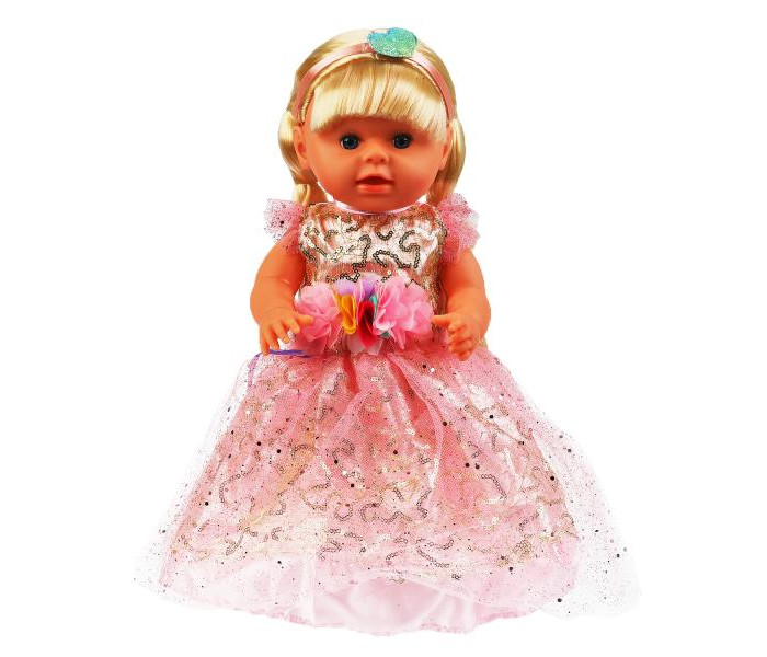 Куклы и одежда для кукол Карапуз Кукла функциональная Настюша 40 см Y40SBB-8F-TELEFON-21-RU