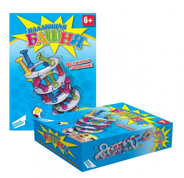 

Dream makers Игра детская настольная Падающая башня, Игра детская настольная Падающая башня