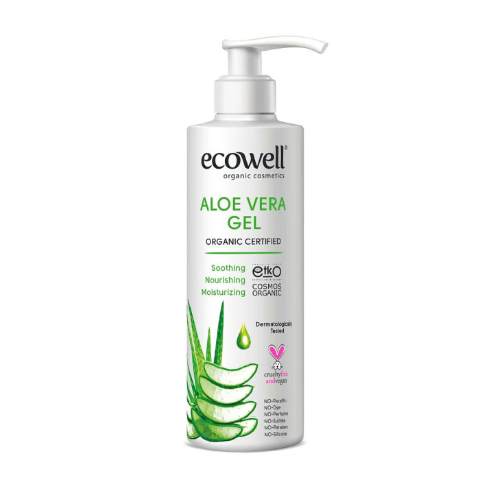 фото Ecowell увлажняющий гель aloe vera gel 200 мл