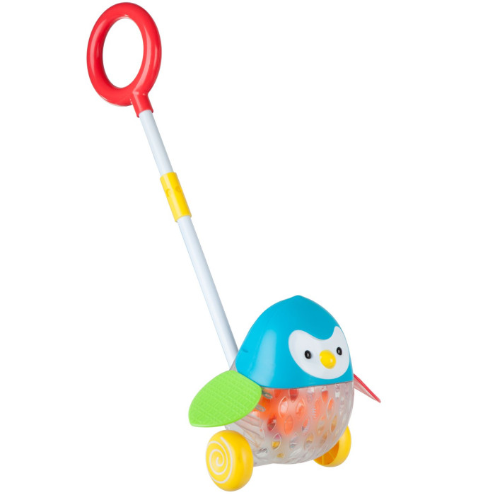 Каталка-игрушка Bondibon с ручкой каталка с ручкой bondibon вертолёт с вращающимся пропеллером и звуком