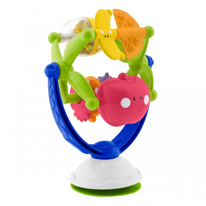 Электронные игрушки Chicco Игрушка на стульчик Музыкальные фрукты интерактивная развивающая игрушка chicco 4 сезона оранжевый