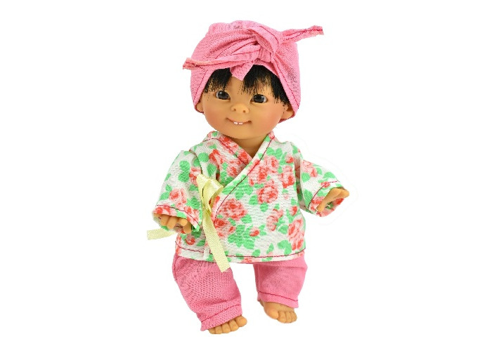 цена Куклы и одежда для кукол Lamagik S.L. Кукла Джестито Инфант в кимоно с розовыми штанишками 18 см
