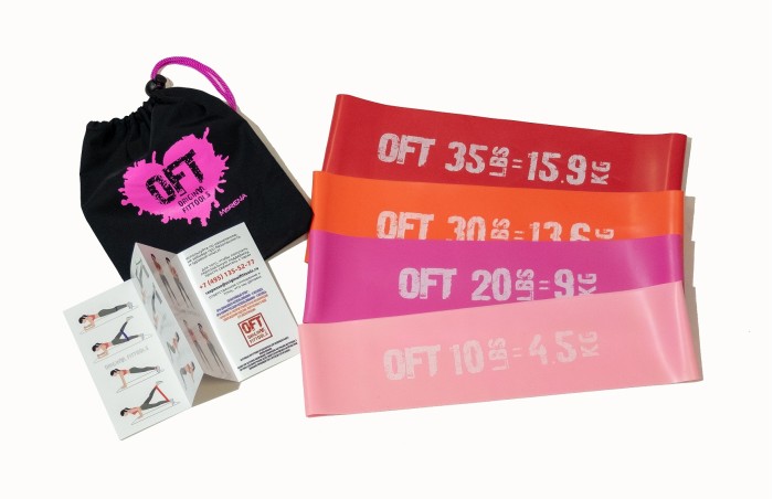 

Original FitTools Набор из широких мини-эспандеров 4 шт., Набор из широких мини-эспандеров 4 шт.