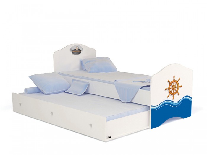 Кровати для подростков ABC-King Ocean без ящика для мальчика 160x90 см цена и фото