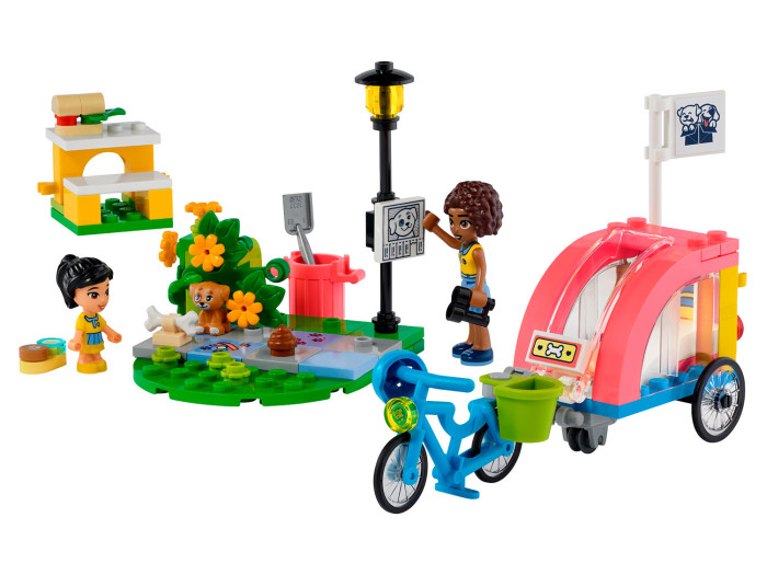 Конструктор Lego Friends Спасательный велосипед для собак (125 деталей)
