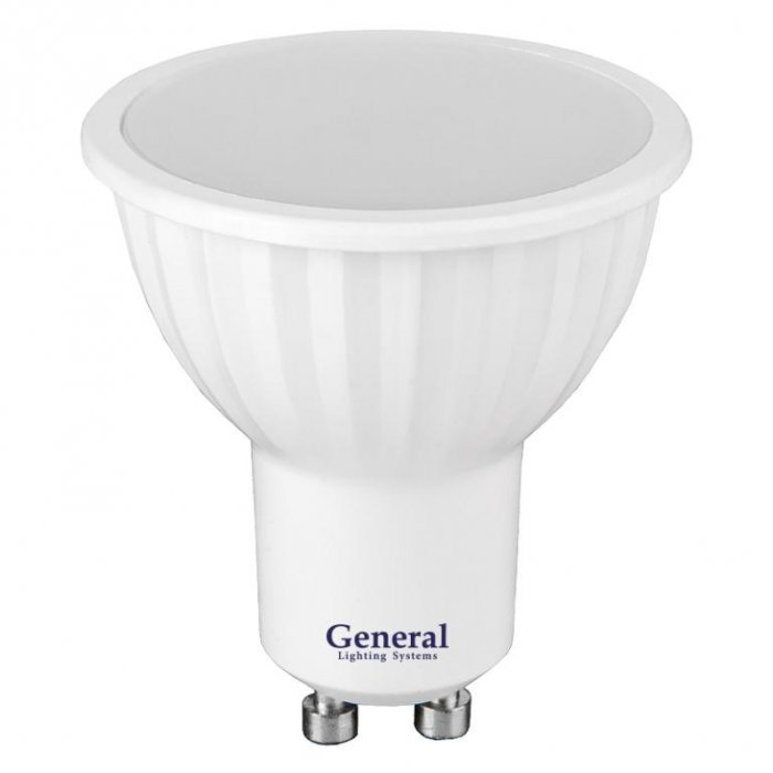 

Светильник General Лампа MR16 10W 230V GU10 6500, Лампа MR16 10W 230V GU10 6500