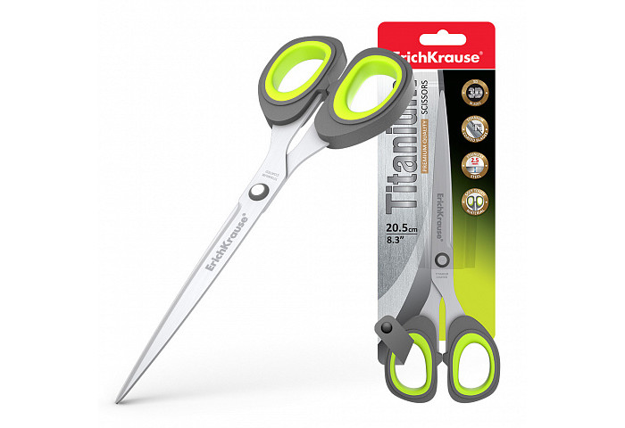 

ErichKrause Ножницы Titanium 20.5 см, Ножницы Titanium 20.5 см
