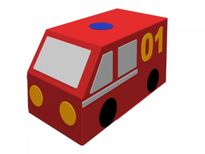 Мягкие модули Romana Контурная игрушка Фургон Пожарная машина мягкие кресла romana контурная игрушка утёнок