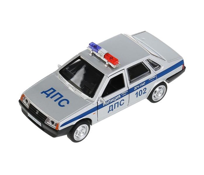 Технопарк Машина Lada 21099 Спутник Полиция 12 см технопарк машина металлическая lada kalina cross полиция 12 см