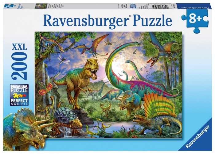 Пазлы Ravensburger Пазл Мир динозавров 200 элементов пазлы ravensburger пазл день в зоопарке 2х24 детали