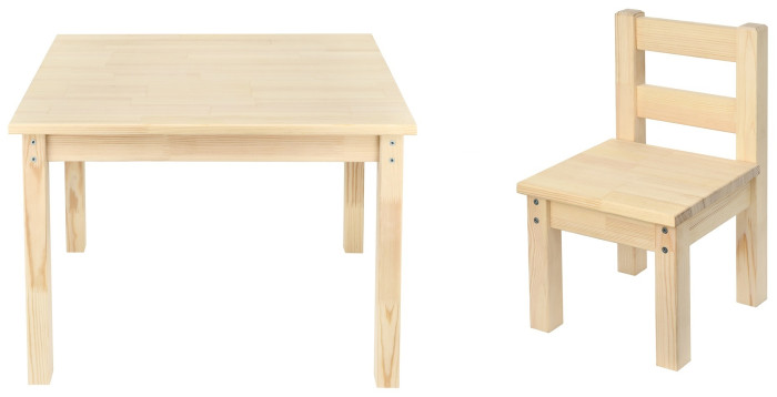Kett-Up Комплект стол и стульчик Dubok eco kett up табурет eco oddvar без покрытия