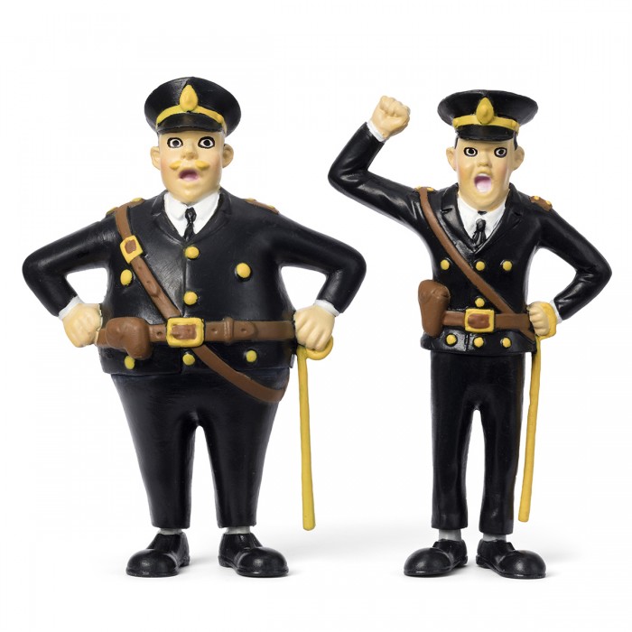 Игровые фигурки Micki Набор кукол для домика Пеппи Полицейские