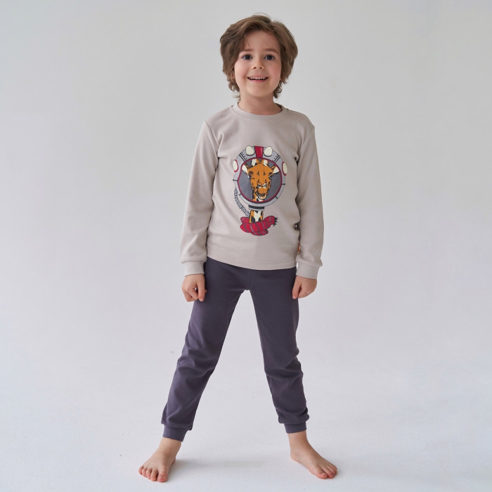 Домашняя одежда Kogankids Пижама для мальчика 372-813-02 домашняя одежда веселый малыш пижама для мальчика ракета