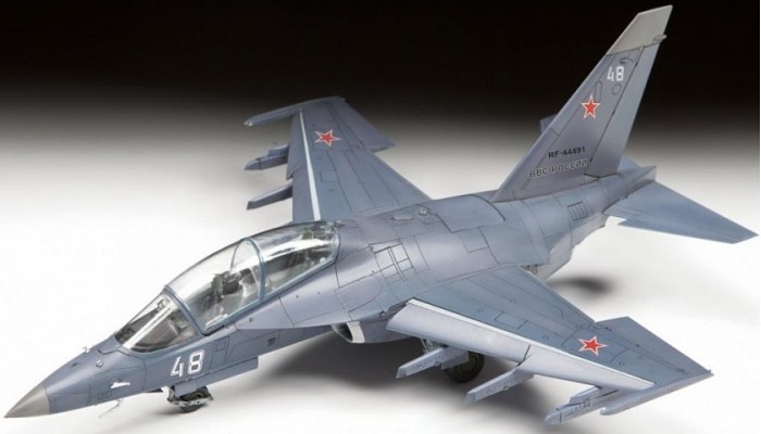 Сборные модели Звезда Сборная модель Самолет Як-130 1/48 сборная модель zvezda российский пилотажный самолет як 130