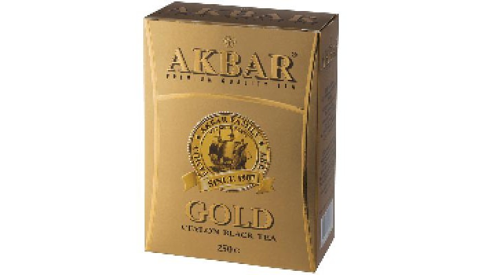 Akbar Чай черный среднелистовой Gold 250 г