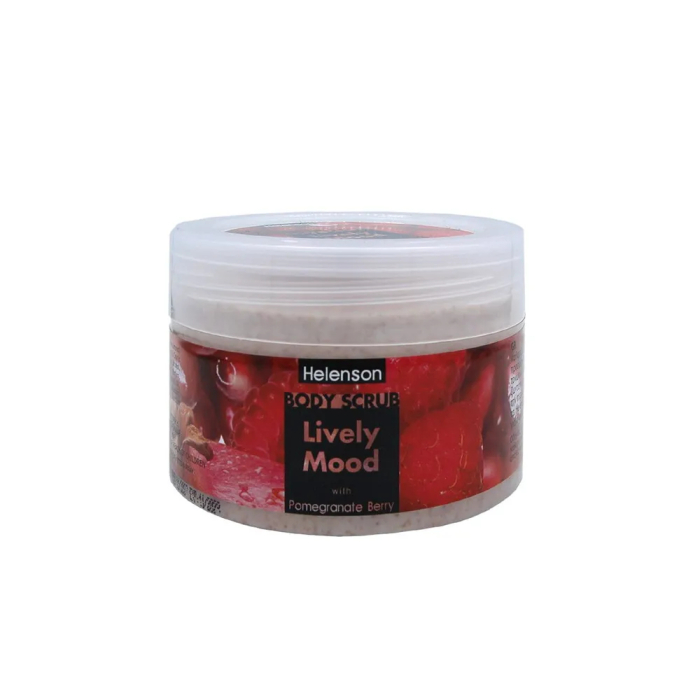 Helenson Скраб для тела - Helenson Body Scrub Lively Mood (Pomegranate & Berry) 250 мл соляной скраб для тела 250 г аромат кокоса и миндаля