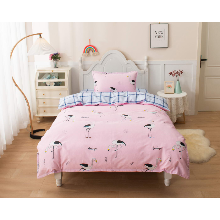 фото Постельное белье sofi de marko 1.5-спальное flamingo (3 предмета)