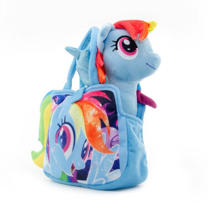 Мягкие игрушки YuMe пони в сумочке Радуга My Little Pony 25 см