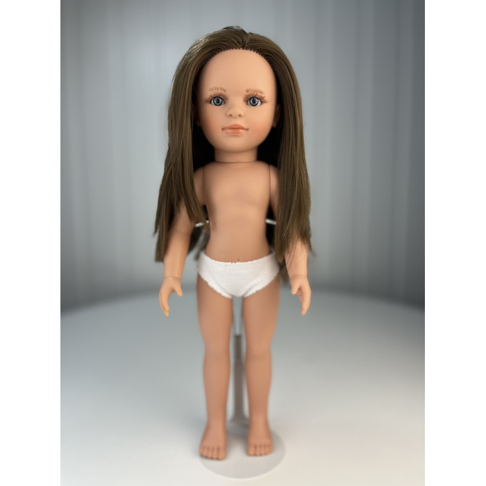 Куклы и одежда для кукол Lamagik S.L. Кукла Нина темноволосая без одежды 33 см цена и фото