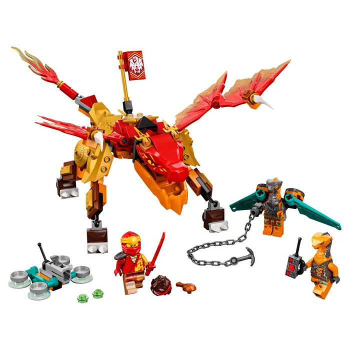 Конструктор Lego Ninjago 71762 Лего Ниндзя Огненный дракон Эво Кая