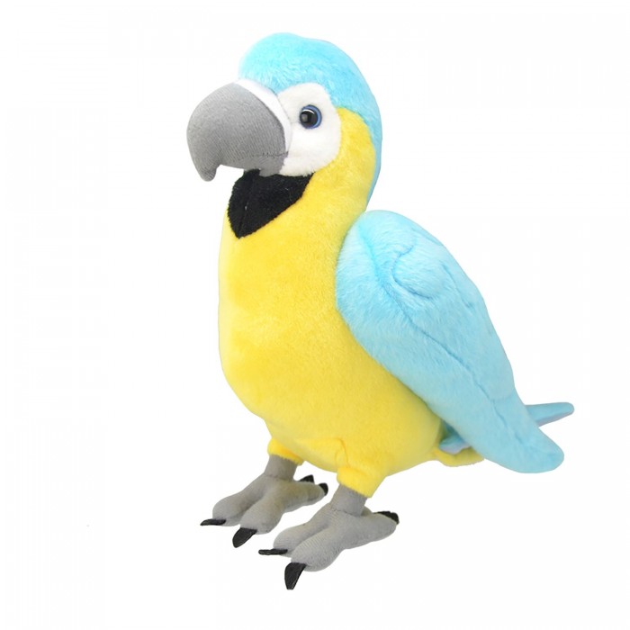 Мягкие игрушки All About Nature Попугай Ара 25 см мягкая игрушка leosco попугай ара желто голубой 15 см