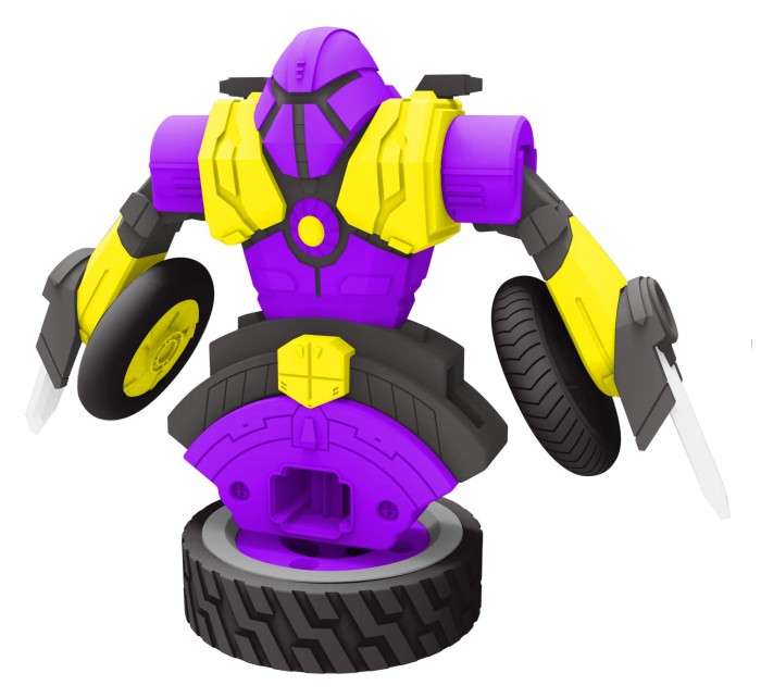 Роботы Spin Racers Волчок-трансформер 2 в 1 Страж