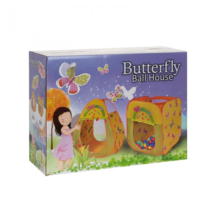 SevillaBaby Игровой домик квадратный + 100 шаров Баттерфляй