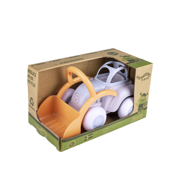 Каталка-игрушка Viking Toys Трактор с квошом Ecoline midi в подарочной упаковке