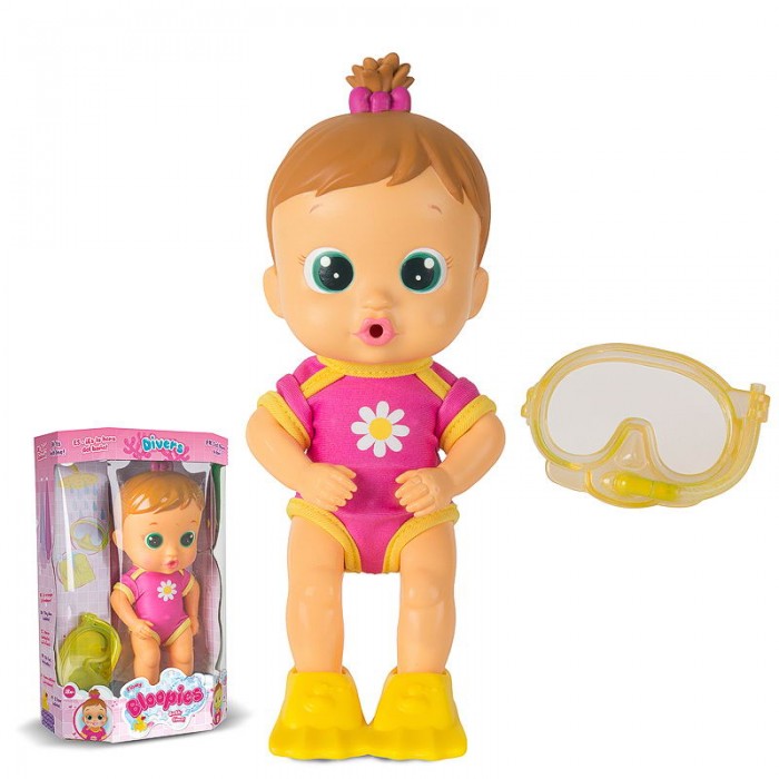 IMC toys Bloopies Кукла для купания Флоуи кукла imc toys cry babies плачущий младенец lizzy 31 см 91665 vn