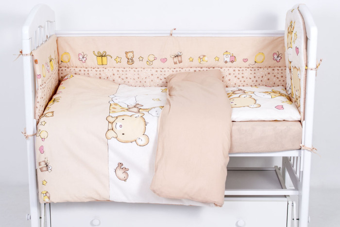 Комплекты в кроватку Топотушки Детский Мир (6 предметов) комплекты в кроватку топотушки пижамная вечеринка 2020 6 предметов