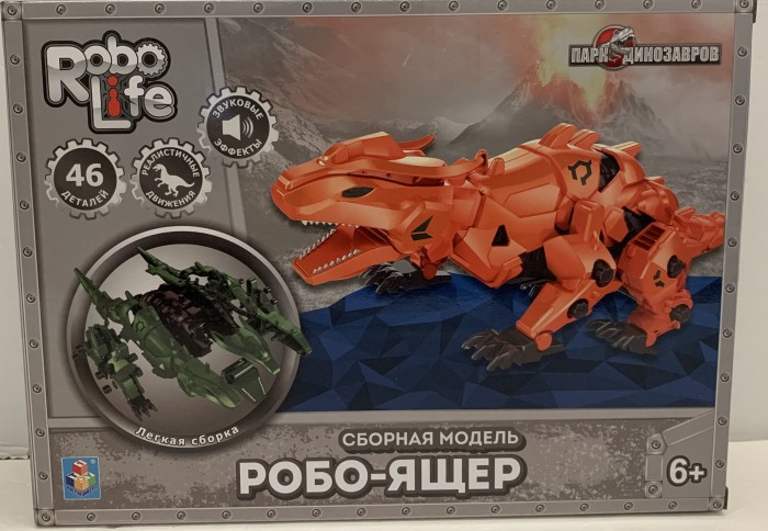 1 Toy RoboLife Сборная модель Робо-ящер (46 деталей)