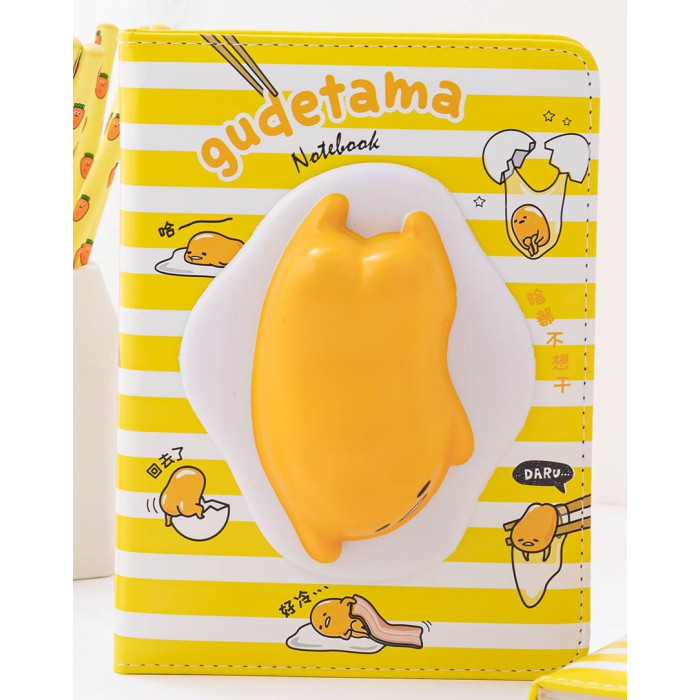 

Mihi Mihi Блокнот со сквишем Ленивый желток Gudetama А5, Блокнот со сквишем Ленивый желток Gudetama А5