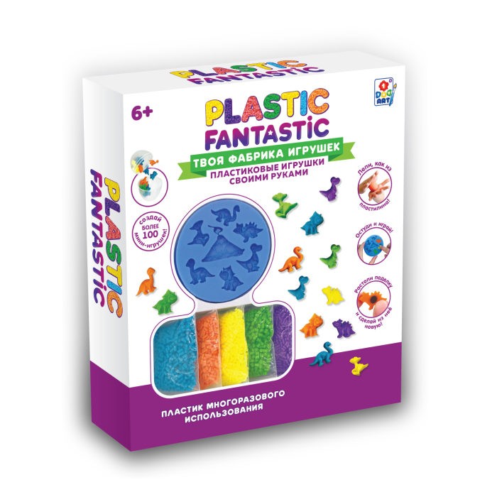 

1 Toy Plastic Fantastic Набор Динозавры-мини, Plastic Fantastic Набор Динозавры-мини