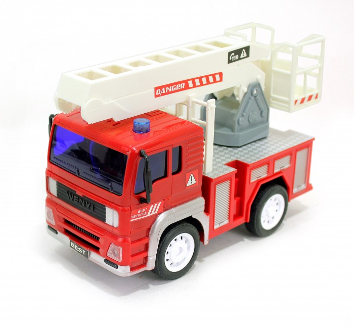 Drift Машина на радиоуправлении грузовик - пожарный с выдвижным краном