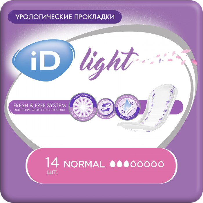  iD Урологические прокладки Light Normal 14 шт.