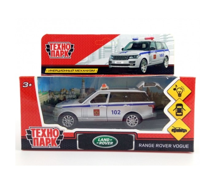 Машины Технопарк Машина металлическая Range Rover Vogue Полиция машина металлическая технопарк range rover vogue soft 12 см
