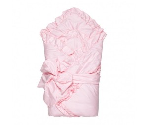  Ангелочки Конверт-одеяло с завязкой - Розовый