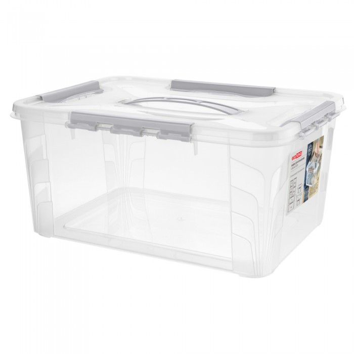 

Эконова Ящик для хранения универсальный Grand Box 15.3 л 390х290х180 мм, Ящик для хранения универсальный Grand Box 15.3 л 390х290х180 мм