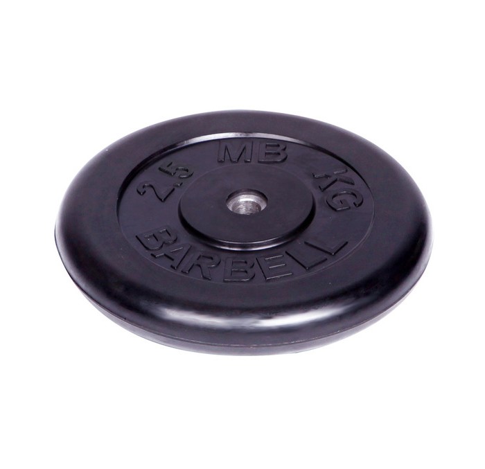 MB Barbell Диск обрезиненный d 26 мм 2.5 кг mb barbell диск обрезиненный d 51 мм 1 25 кг