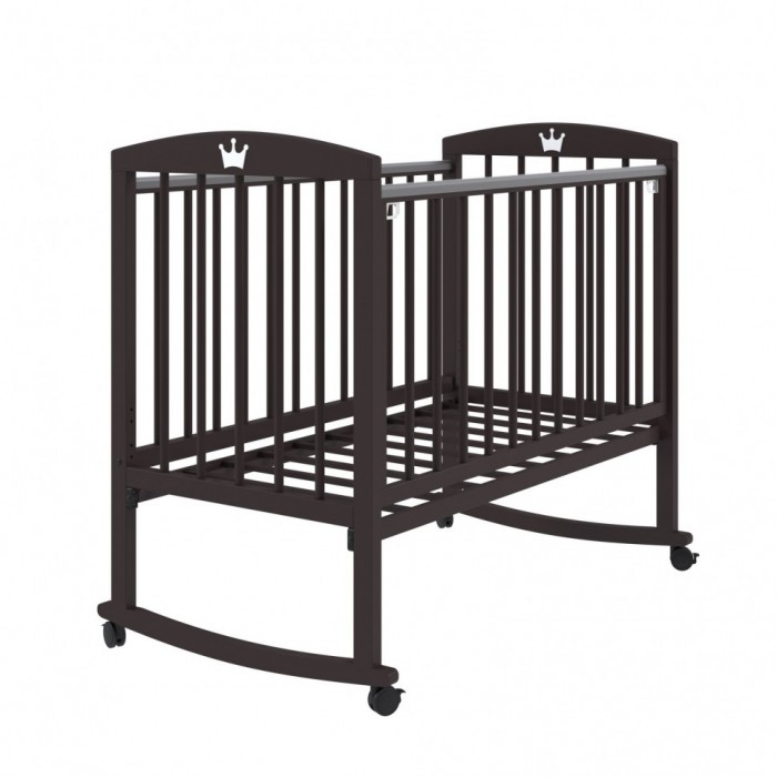 Детская кроватка Malika Lilu-2 (колесо качалка)