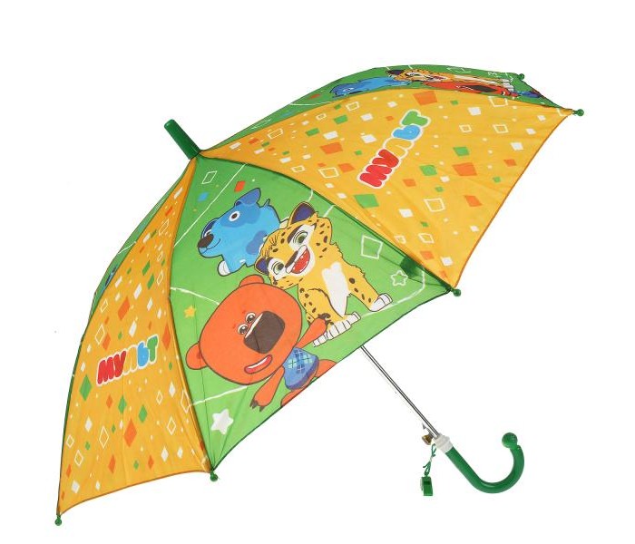 Зонты Играем вместе детский Мульт со свистком 45 см зонт трость играем вместе механика купол 45 см зеленый желтый