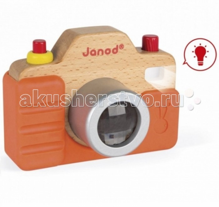 

Деревянная игрушка Janod Фотокамера J05335, Фотокамера J05335