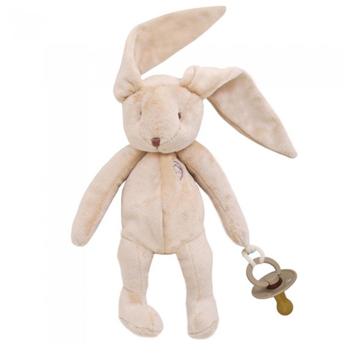 фото Комфортер drema babydou игрушка с держателем для пустышки зайчик