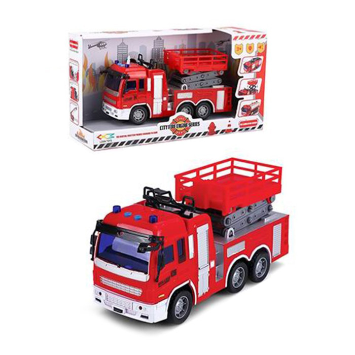 Наша Игрушка Пожарная машина инерционная наша игрушка машина инерционная пожарная