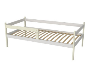 Подростковая кровать Капризун тахта с бортиком Р425 - Белый/Ваниль