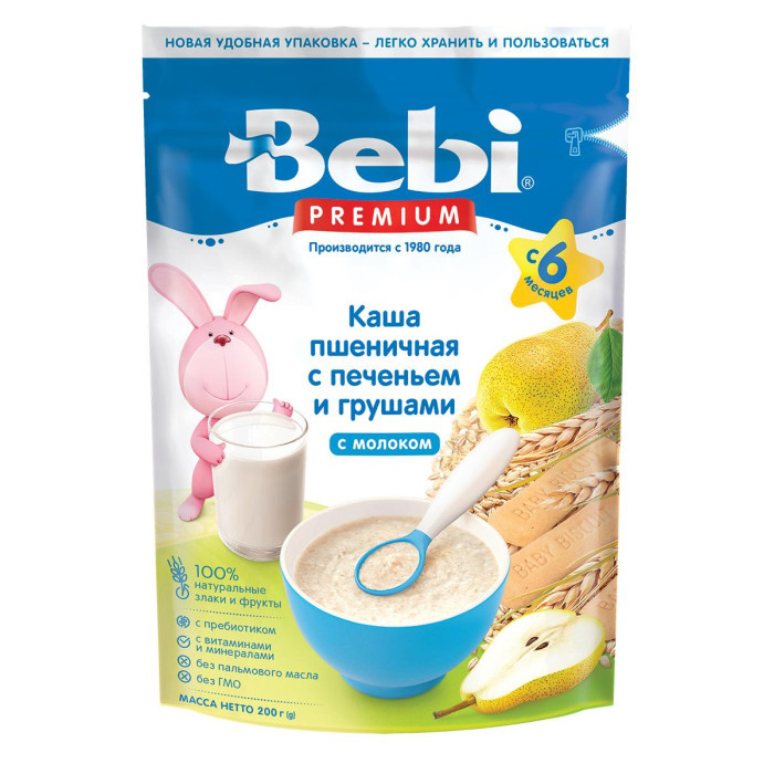 Каша bebi premium 3 злака с печением