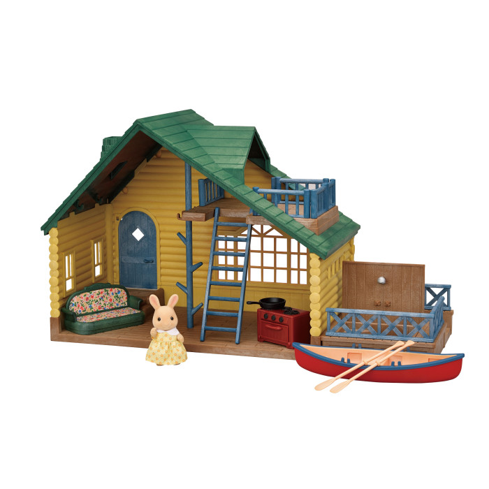 Кукольные домики и мебель Sylvanian Families Коттедж с зеленой крышей
