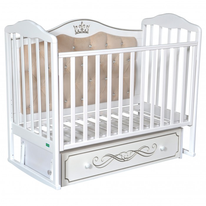 

Детская кроватка Palermo Amanda Elegance Premium универсальный маятник, Amanda Elegance Premium универсальный маятник